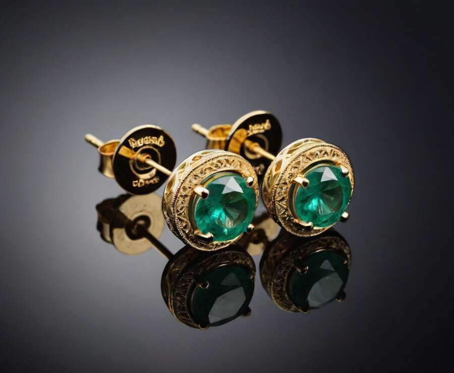 Emerald Earrings