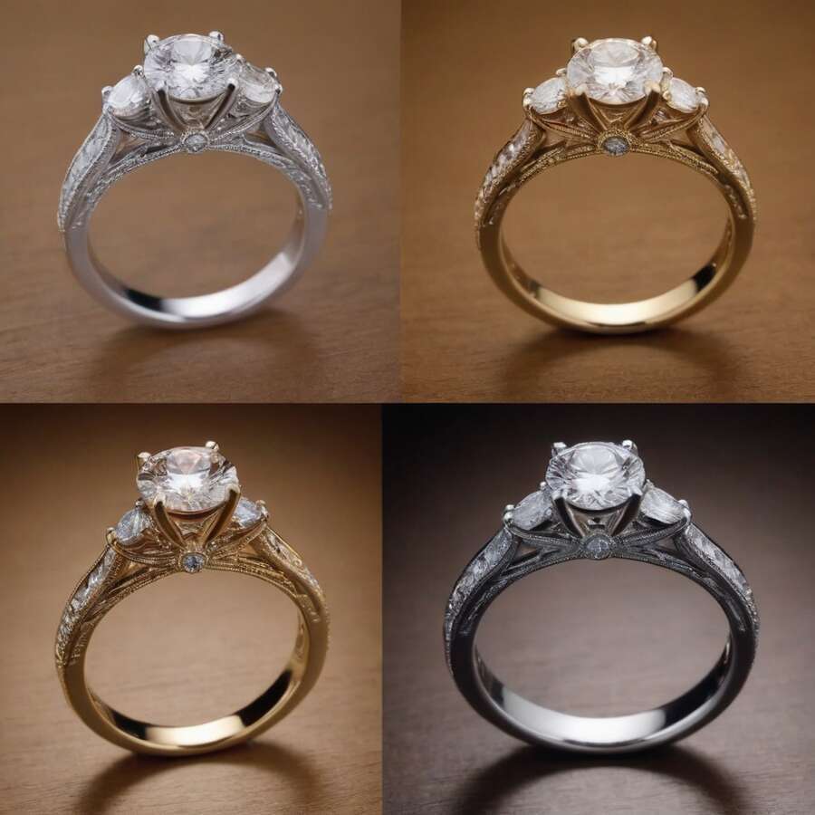 Before and After Engagement Ring